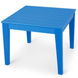 HONEY JOY 64.5 x 64.5 CM Square Kids Table, Weather Resistant Heavy-Duty Toddler Activity Play Table