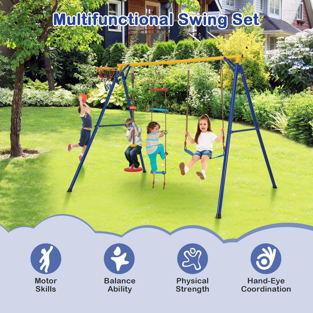 HONEY JOY 300KG Heavy Duty Swing Set