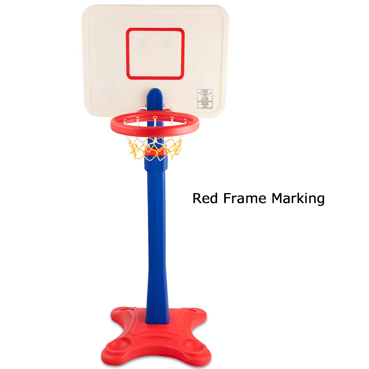 HONEY JOY Kids Basketball Hoop 160-210 cm Adjustable Height Kids Medium Basketball Goal Stand