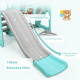 HONEY JOY 4 in 1 Toddler Slide and Swing Set