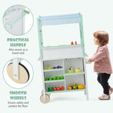 HONEY JOY Double-Sided Pretend Play Kitchen