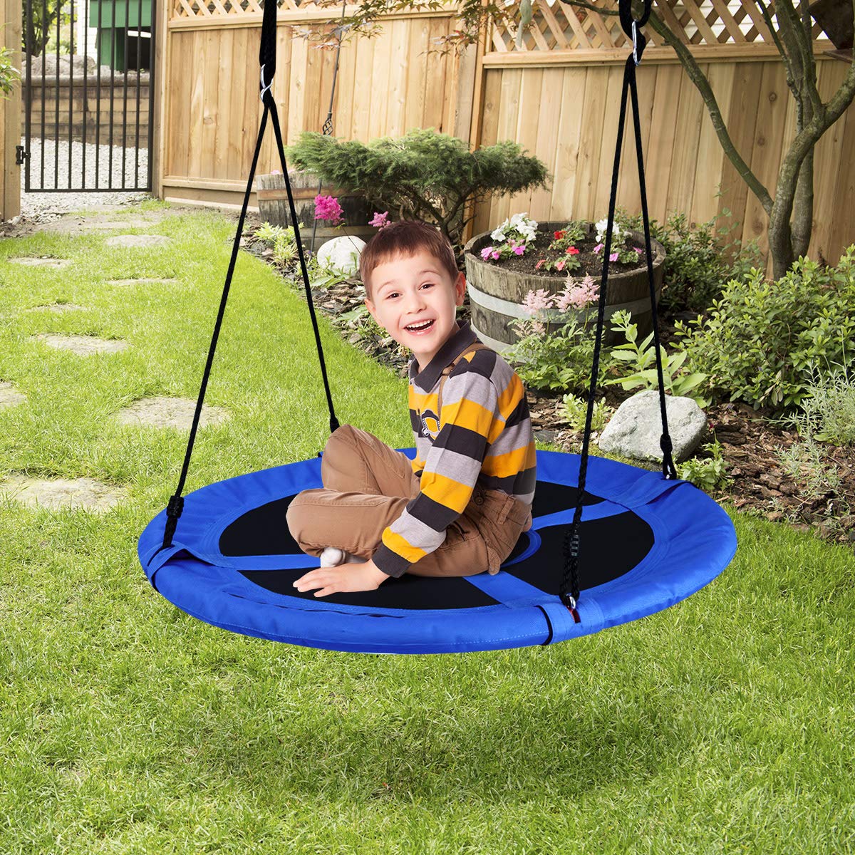 HONEY JOY 100cm Flying Saucer Tree Swing