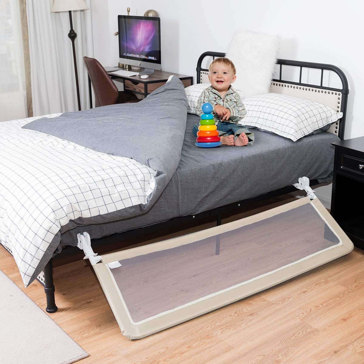 BABY JOY Bed Rails/Bedrail for Toddlers