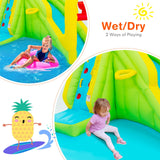 HONEY JOY Inflatable Water Slide, 7-in-1 Giant Water Slide Bouncer Park