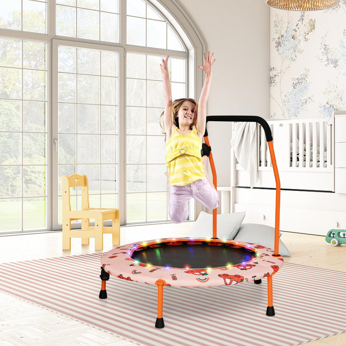 HONEY JOY 36” Mini Trampoline for Kids