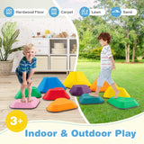 HONEY JOY 11Pcs Stepping Stones for Kids Indoor Outdoor Balance Training Blocks