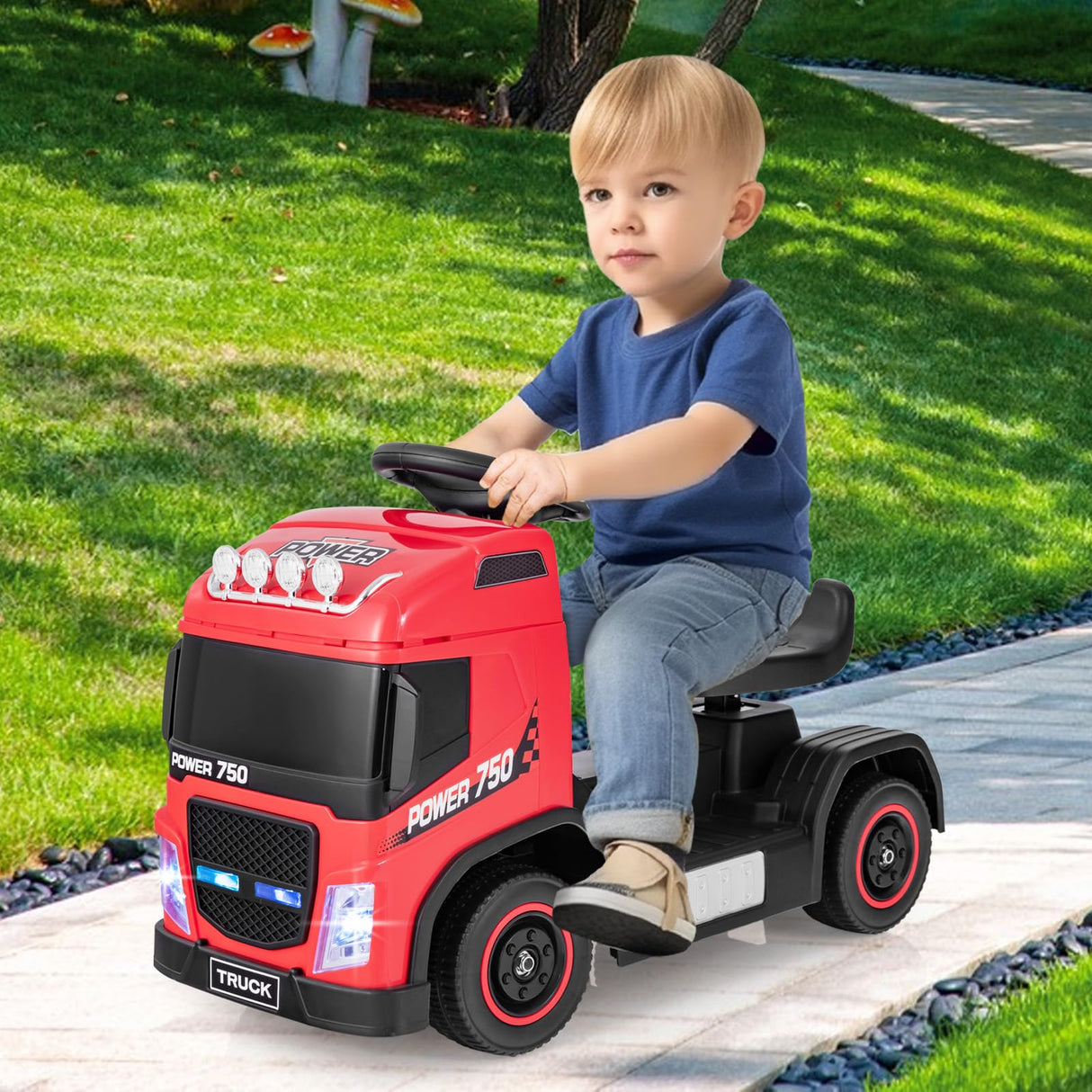 HONEY JOY Kids' Ride On Push Truck