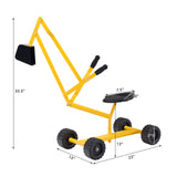 BABY JOY Kids Ride-on Sand Digger with Wheels