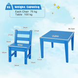 HONEY JOY 3-Piece Kids Table & Chairs Set