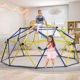 Climbing Dome with Swing, 10FT Kids Jungle Gym Monkey Bar Climbing Toys for Outdoor, Holds up to 363 KG