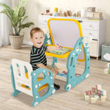 HONEY JOY Kids Art Easel with Chair