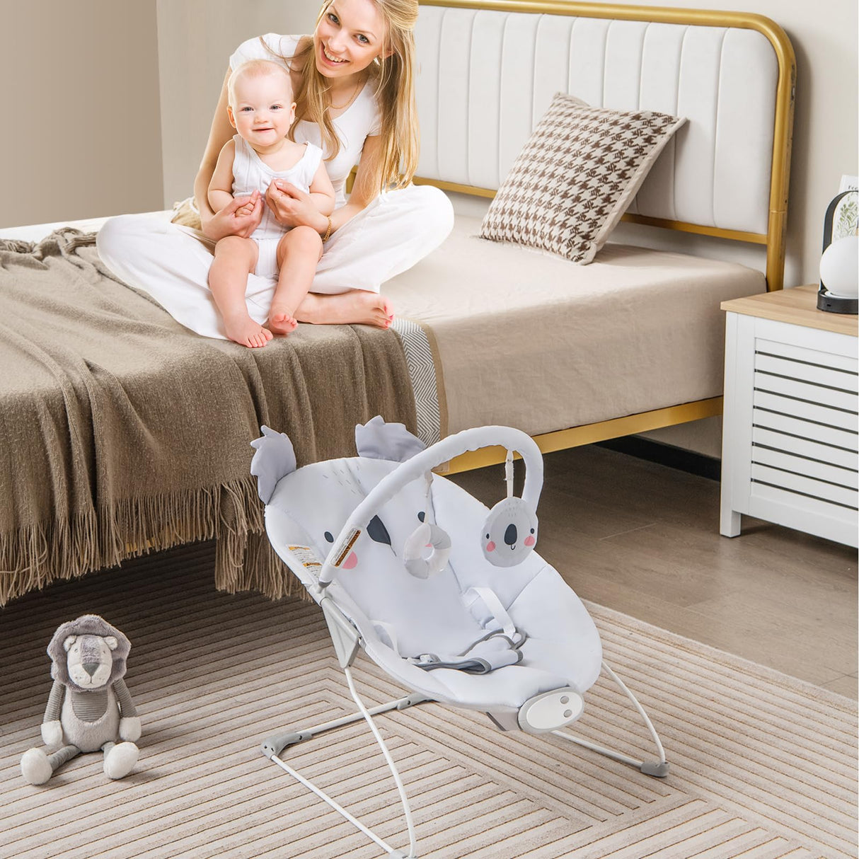 BABY JOY Portable Baby Bouncer