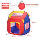 BABY JOY Kids Play House, Children Pop Up Toys Play Tent with 100 Ocean Balls & Carry Bag