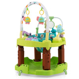 BABY JOY Baby Jumper Activity Center, 3 in 1 Activity Center & Table Infant Play Mat w/Music, 3 Adjustable Height