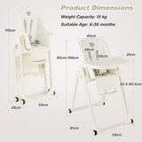 BABY JOY 4-in-1 Baby High Chair