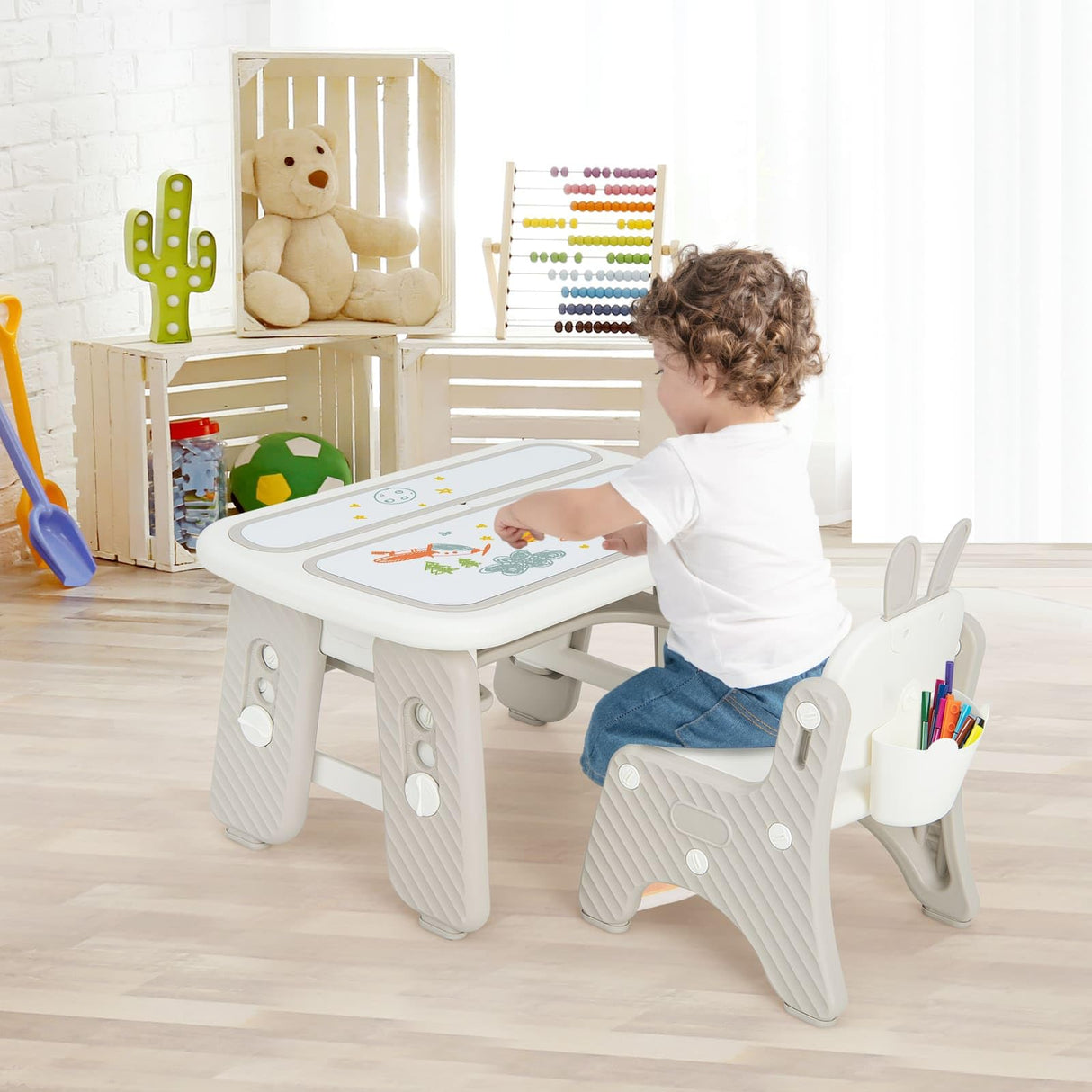 HONEY JOY Kids Table & Chair Set