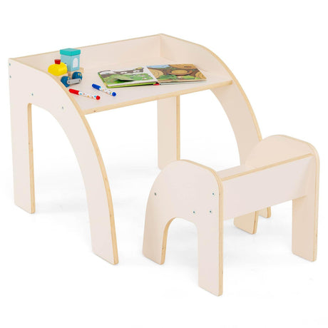 Kids Table and Chair Set Space-saving Activity Desk and Chair Set for Playroom