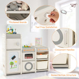 HONEY JOY Kids Toy Storage Organiser, Toy Chest and Bookshelf