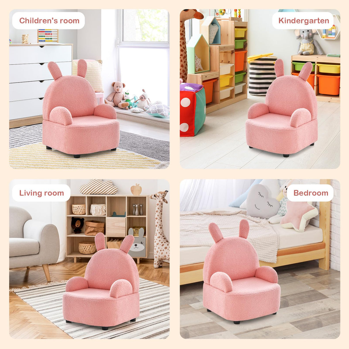 HONEY JOY Kids Sofa, Toddler Armchair Chair for Boys Girls