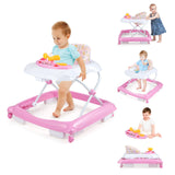 BABY JOY Foldable Baby Walker Adjustable Toddler Activity Center Push Walker