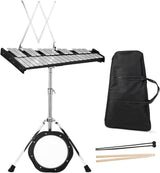 30 Notes Glockenspiel Xylophone Bell Kit with Practice Pad Percussion Instrument