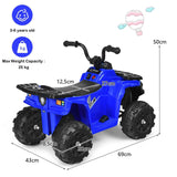 HONEY JOY 6V Kids Ride-On Car 4-Wheeler Vehicle Quad Car for 3-6 Years Old