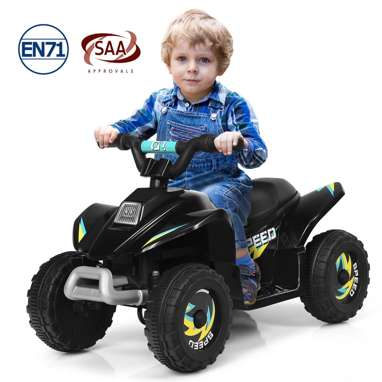 HONEY JOY Kids Ride on ATV Toy Quad Car Motorized Vehicle Electric Car 3-8 Years