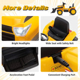 HONEY JOY Ride On Excavator 12V Battery Power Bulldozer Digger Electric Vehicle