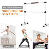 Freestanding Ballet Barre Adjustable Portable Stretching Dance Bar Pole Home Gym