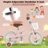 HONEY JOY 30cm Kids Bike Ride On Bicycle Training Wheels w/Removable Basket