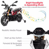 HONEY JOY Licensed Aprilia 12V Electric Motorcycle Kids Motorbike Ride On Car