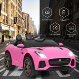 HONEY JOY Ride On Car 12V Licensed Jaguar F-Type SVRBattery Powered Ride on Toy