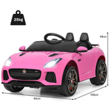 HONEY JOY Ride On Car 12V Licensed Jaguar F-Type SVRBattery Powered Ride on Toy