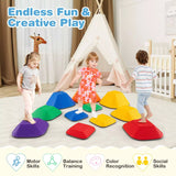 11PCS Kids Stepping Stone Indoor/Outdoor Toddler Balance Training Blocks Gift