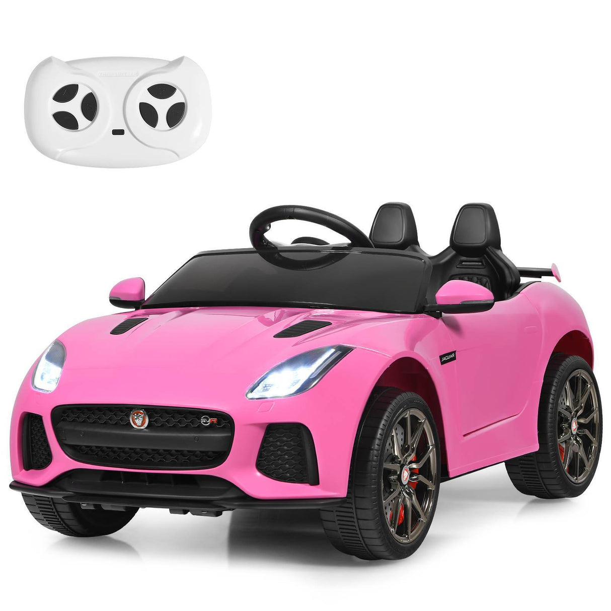 HONEY JOY Ride On Car 12V Licensed Jaguar F-Type SVRBattery Powered Ride on Toy