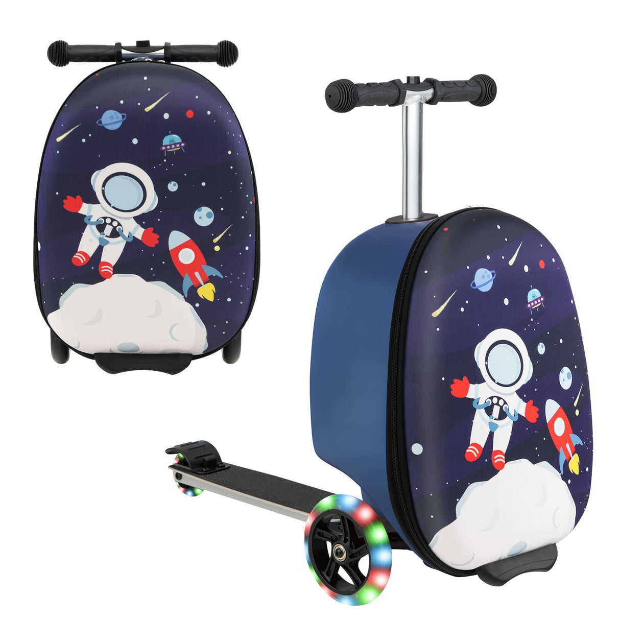 BABY JOY Kids Ride-on Suitcase Scooter